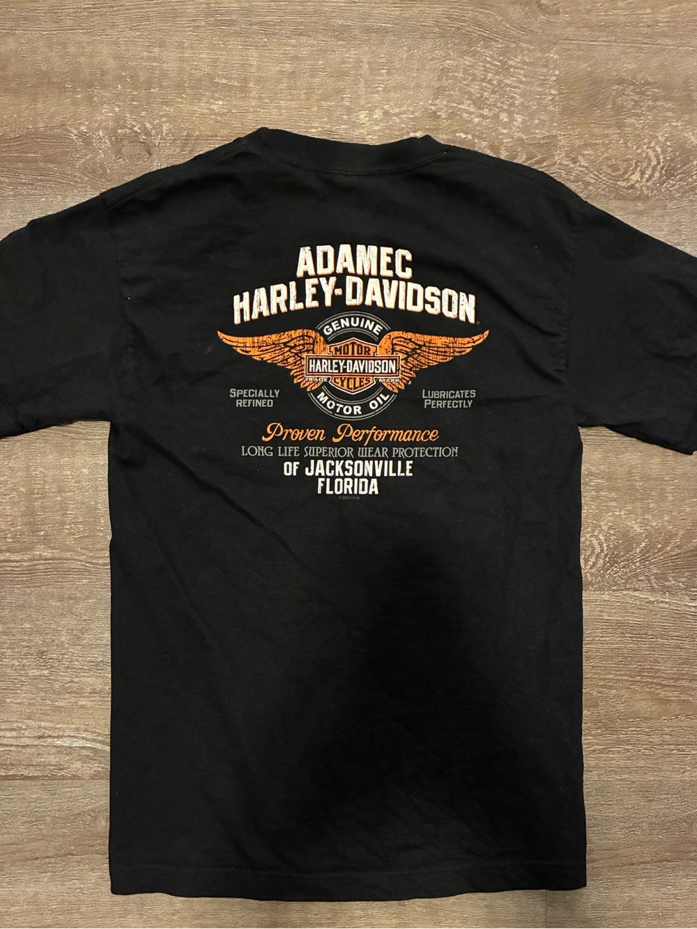 Vintage Halloween Harley Davidson T-Shirt - Picture 3 of 4